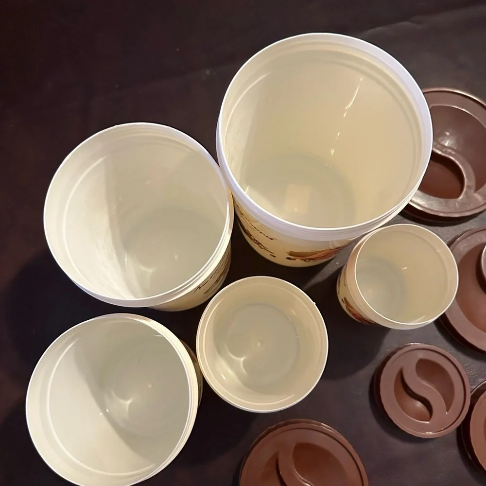 5 nesting canisters